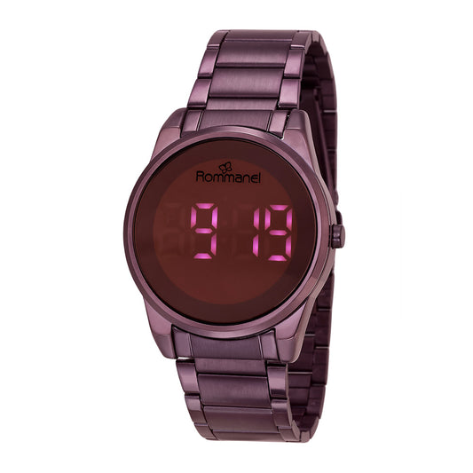 RELÓGIO DIGITAL LED ROXO