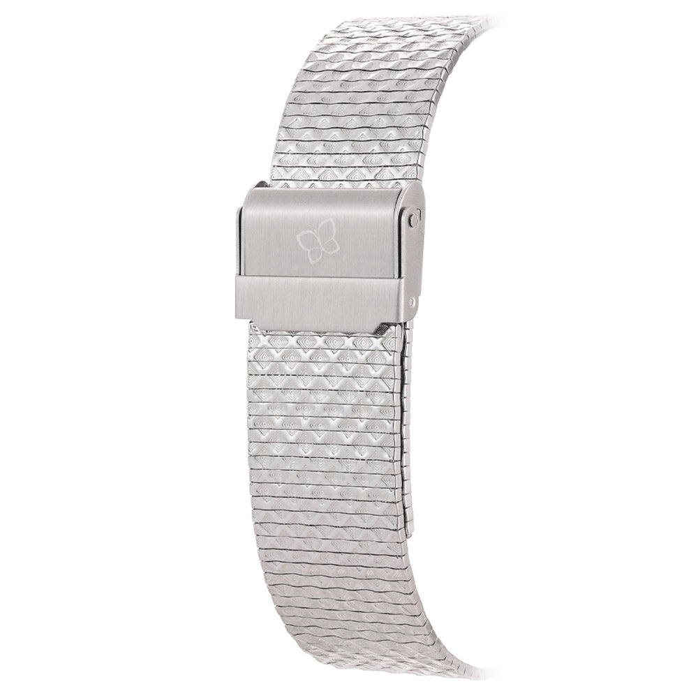 RELÓGIO ANALÓGICO SOCIAL PRATA COM NÚMEROS ROMANOS