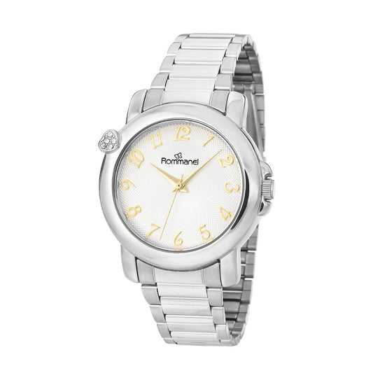 RELÓGIO ANALÓGICO SOCIAL PRATA