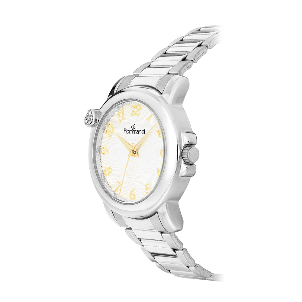 RELÓGIO ANALÓGICO SOCIAL PRATA