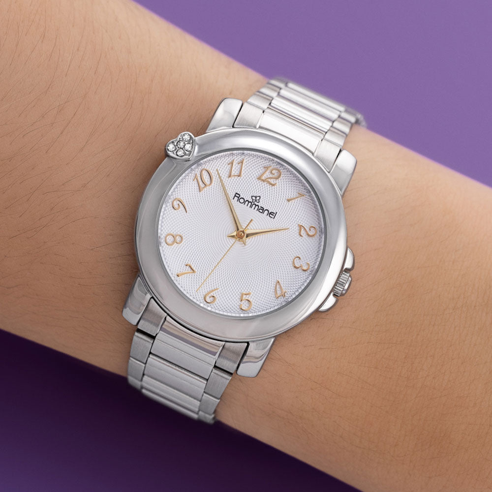 RELÓGIO ANALÓGICO SOCIAL PRATA