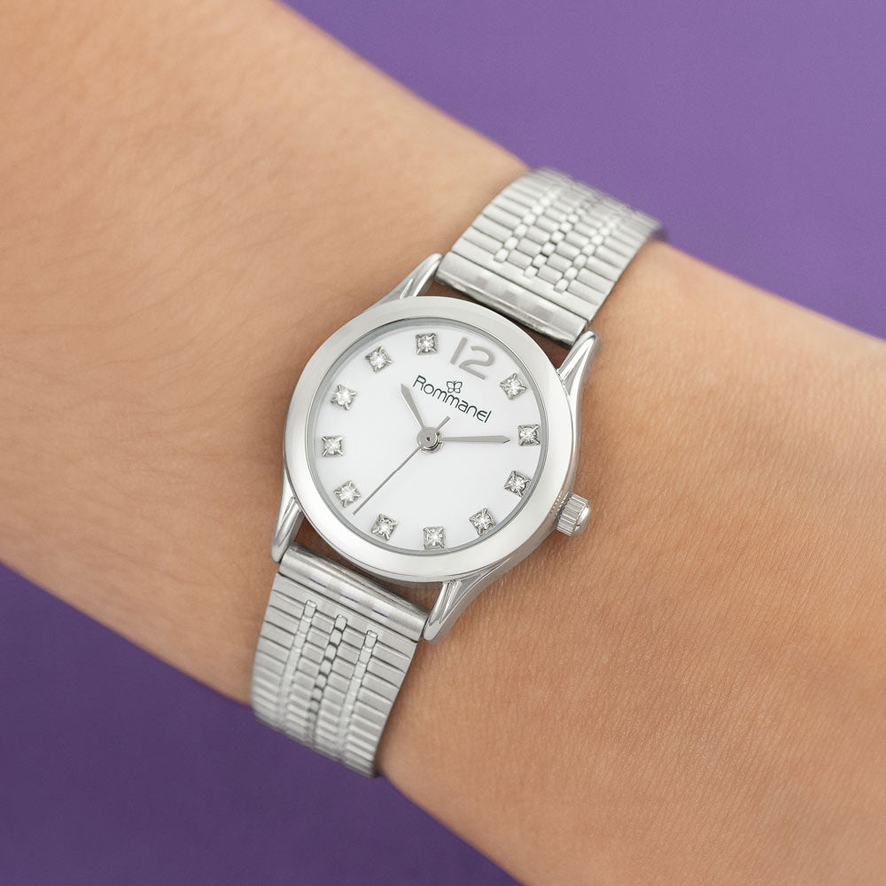 RELÓGIO ANALÓGICO SOCIAL PRATA