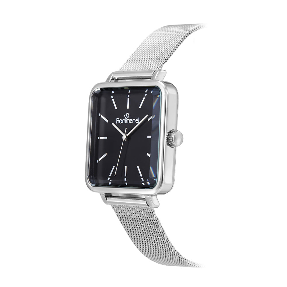 RELÓGIO ANALÓGICO SOCIAL PRATA