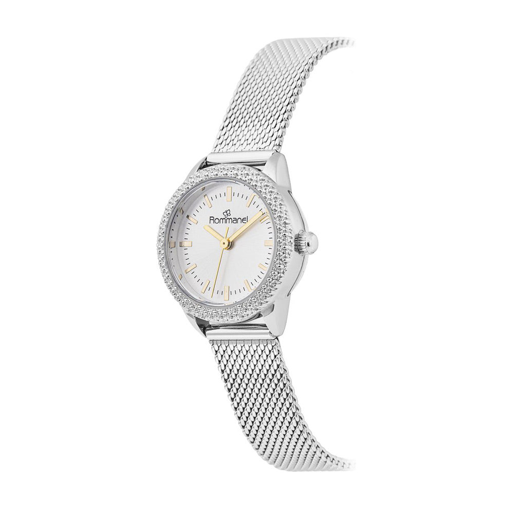 RELÓGIO ANALÓGICO SOCIAL PRATA