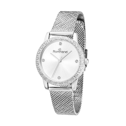 RELÓGIO ANALÓGICO SOCIAL PRATA