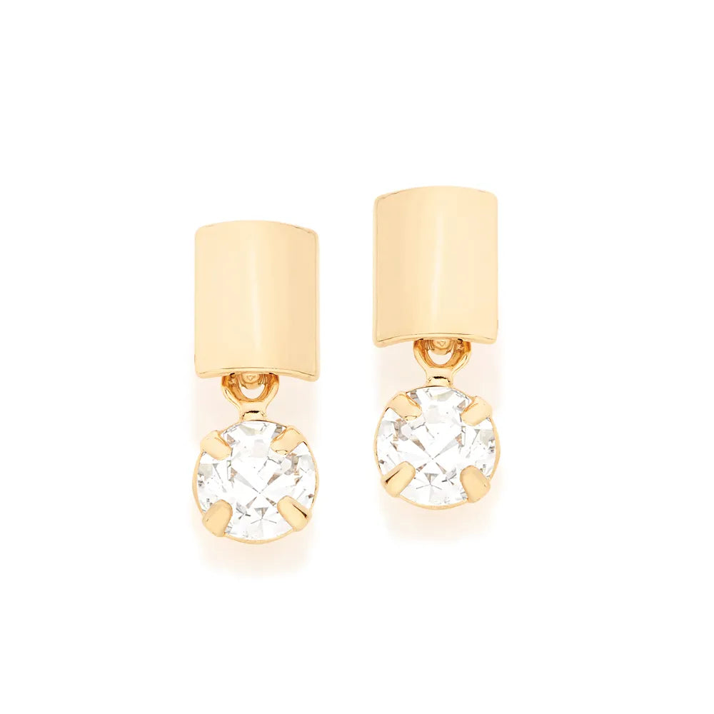 BRINCO BANHADO A OURO 18K COM ZIRCÔNIAS