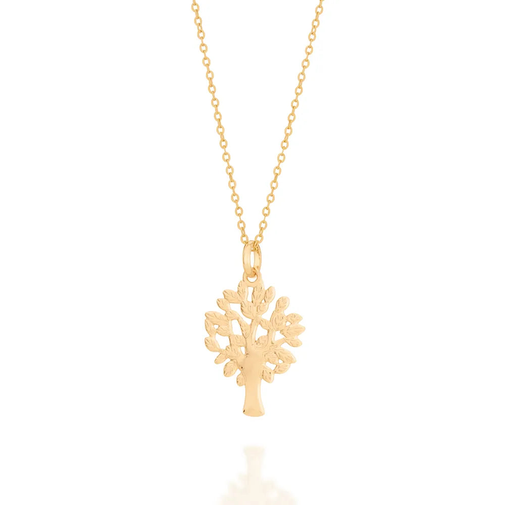 PINGENTE ÁRVORE DA VIDA BANHADO A OURO 18K